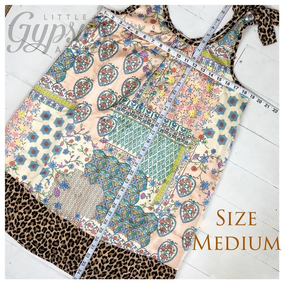 Entro Handmade Patchwork Bohemian Tunic Dress - Picture 11 of 12